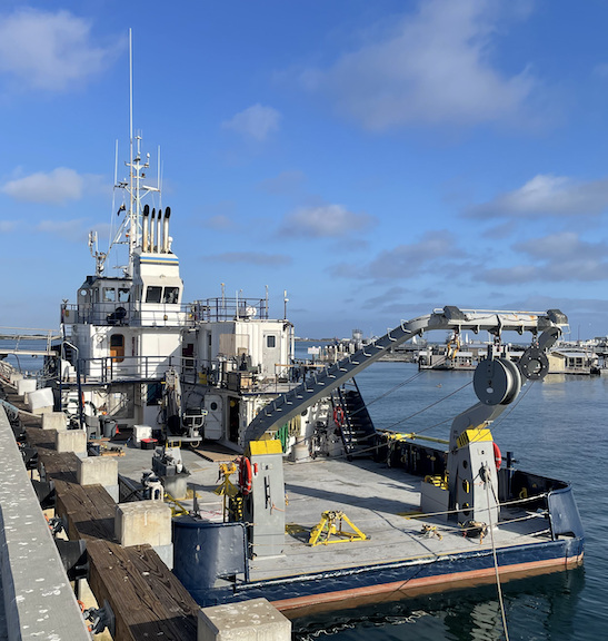 R/V Sproul at the dock in San Diego